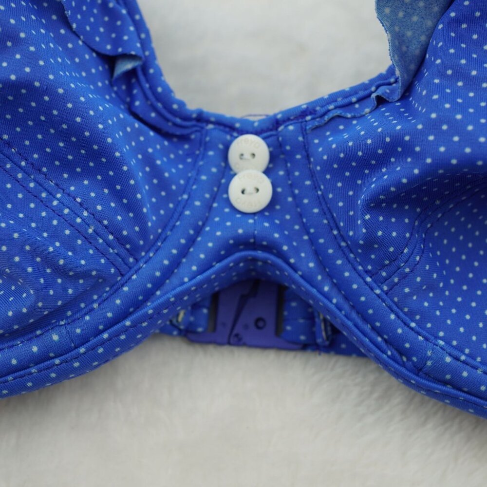 Freya Royal Blue Ruffled Bikini - Picture 3 of 9
